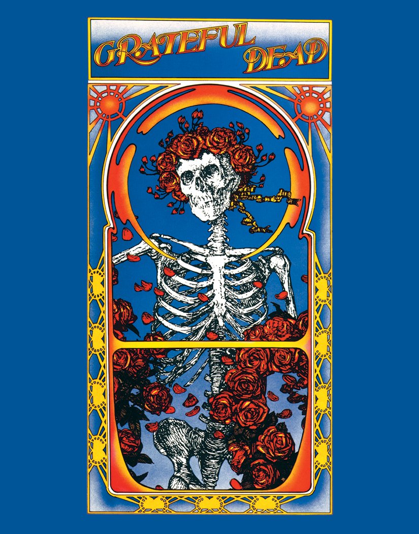 Grateful Dead Album Cover Classic Hippie Rock Music Rare Vintage